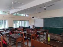 CLASS XII A  - BOARD AND WINDOWS VIEW